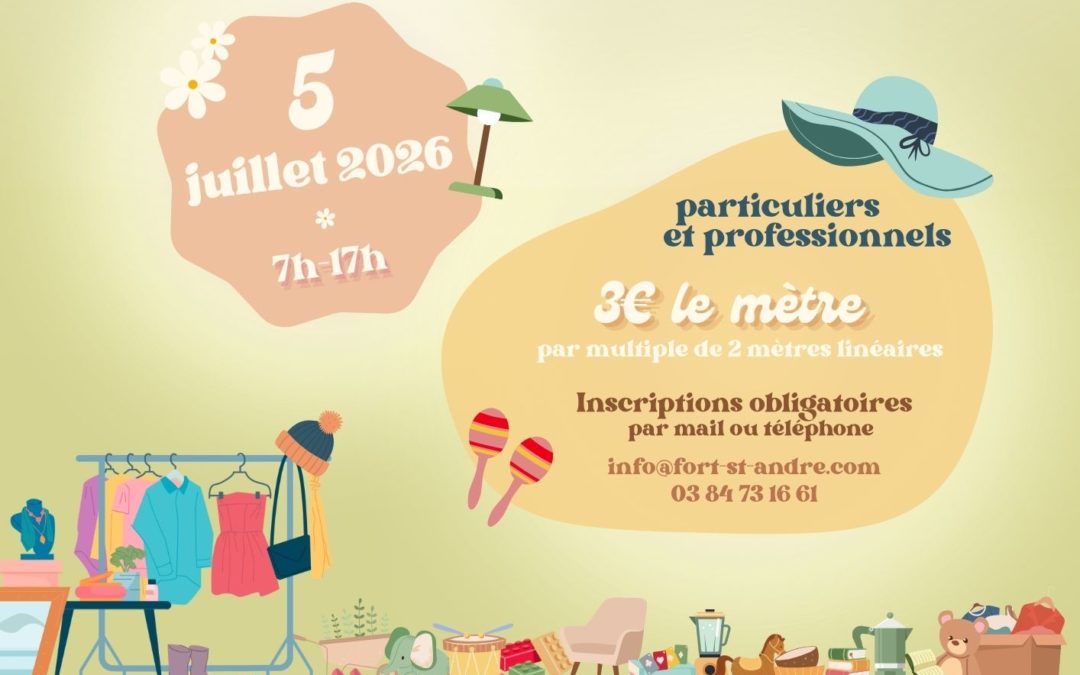 05/07/2026 • Brocante au Fort
