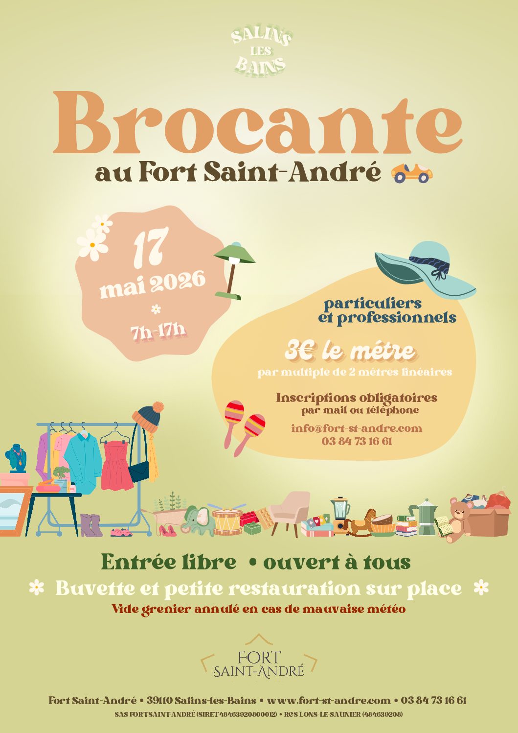 17/05/2026 • Brocante au Fort